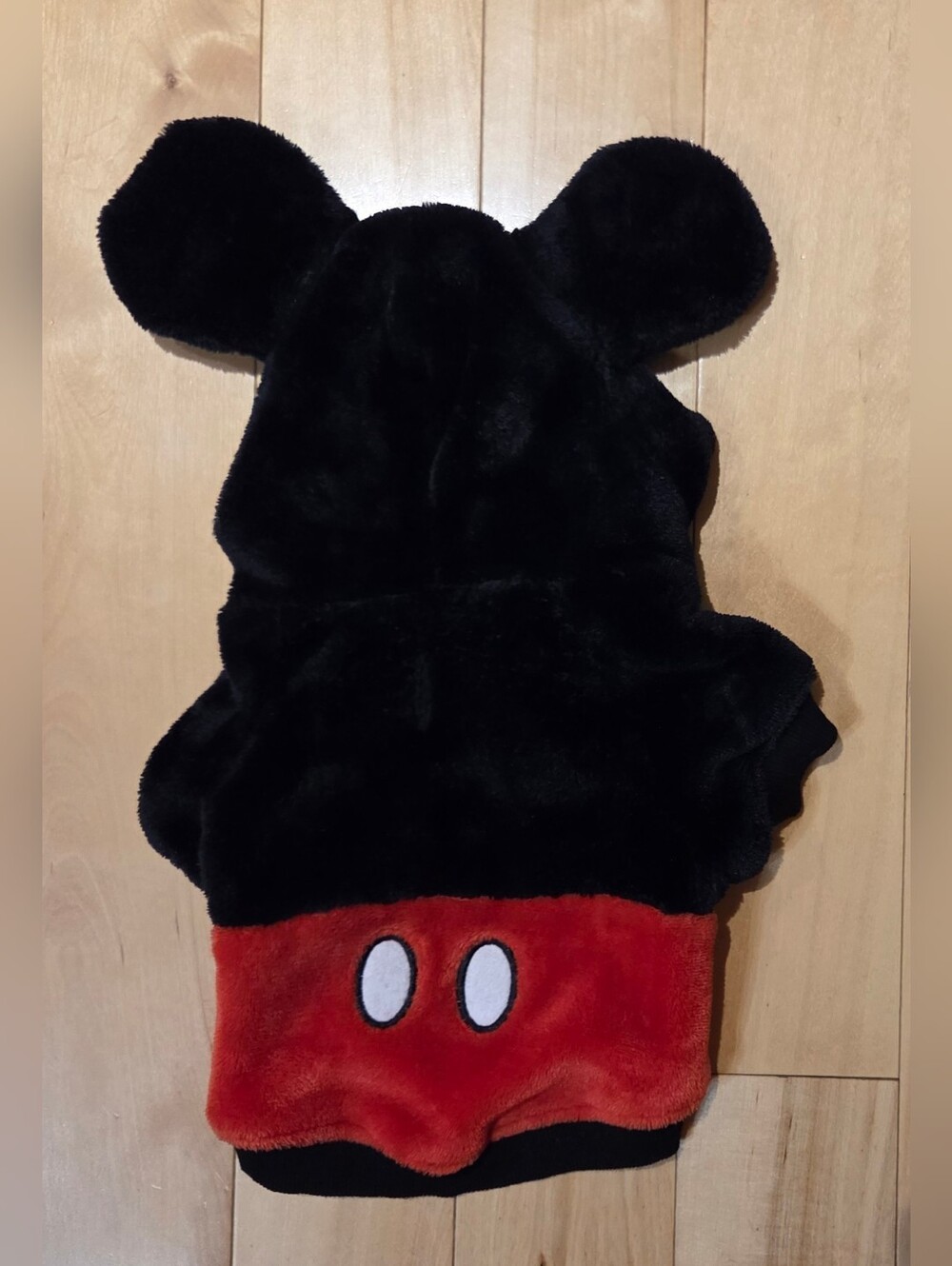NEW Disney Mickey Mouse Soft Dog Hoodie (S)